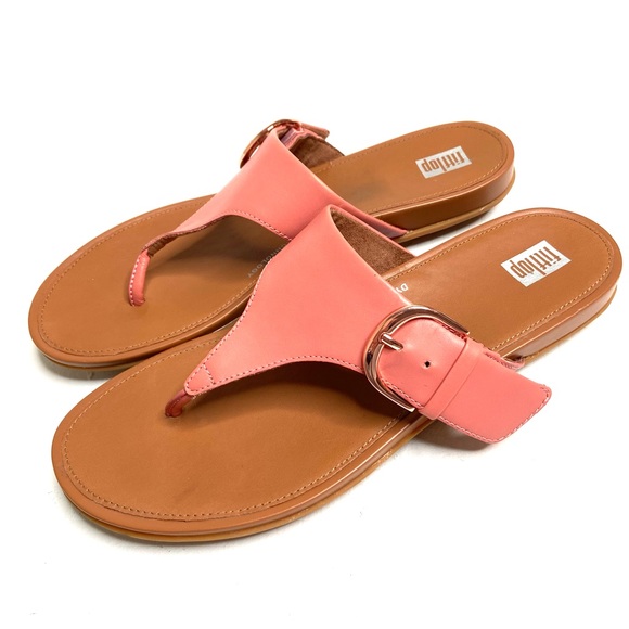 FITFLOP Gracie Leather Toe Post Sandal - Picture 2 of 16